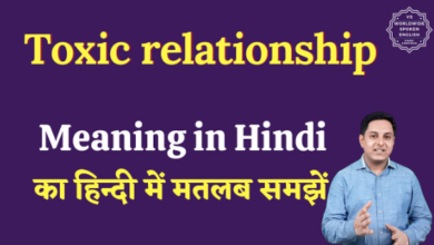 toxic relationship meaning in hindi
