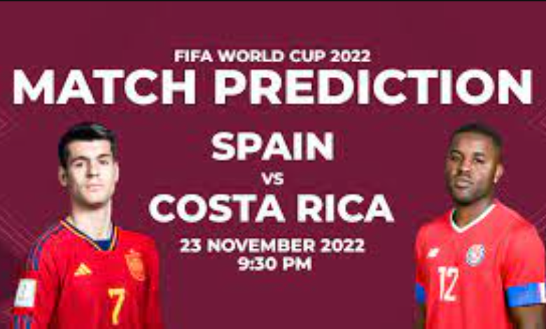 spain national football team vs costa rica national football team lineups