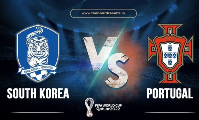 south korea national football team vs portugal national football team timeline