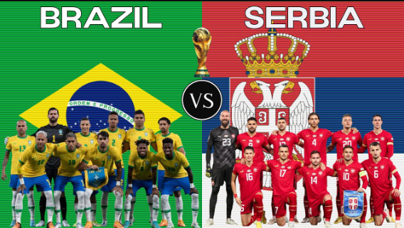 brazil national football team vs serbia national football team lineups