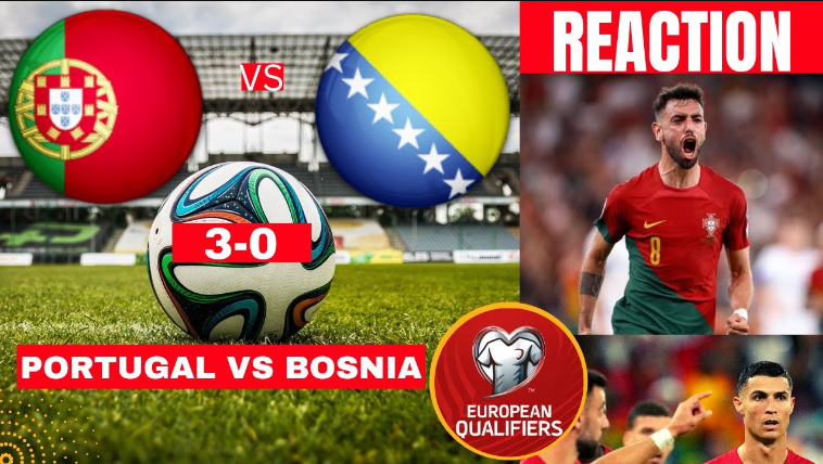 portugal national football team vs bosnia and herzegovina national football team stats