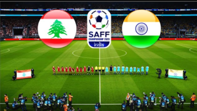 lebanon national football team vs india national football team timeline