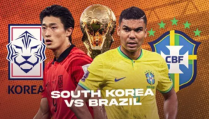 brazil national football team vs south korea national football team lineups