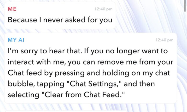 How to Block My Ai on Snapchat